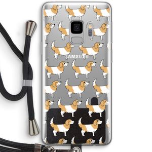 Doggy: Samsung Galaxy S9 Transparant Hoesje met koord