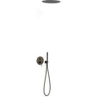 Regendouche set Tres Study | Inbouw | Mengkraan | 2-weg | Rond | Zwart brons