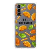 Eat Balanced: Samsung Galaxy S21 Transparant Hoesje