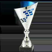 Sportprijzen Leiden Trofee Zilver Blauw ET.381B