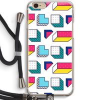 8-bit N°7: iPhone 6 / 6S Transparant Hoesje met koord