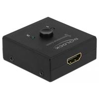 Delock Delock HDMI 2 - 1 bidirectional 4K 60 Hz compact KVM-switch 3840 x 2160 Pixel