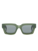 Off-White Eyewear lunettes de soleil rectangulaires Virgil - Vert