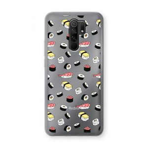 Sushi time: Xiaomi Redmi 9 Transparant Hoesje
