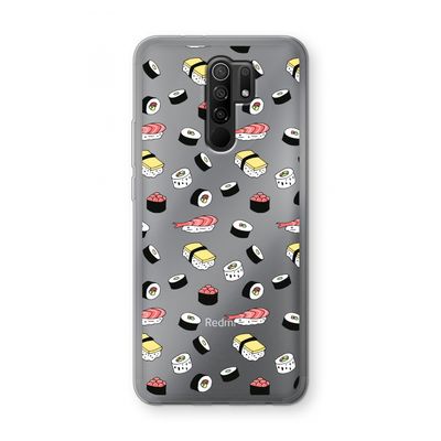 Sushi time: Xiaomi Redmi 9 Transparant Hoesje