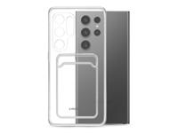 Mobilize Mobilize Gelly Card Case Samsung Galaxy S23 Ultra 5G Clear