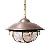 Hanglamp ketting Cargo Brons koper Veranda binnenlamp E27 - thumbnail