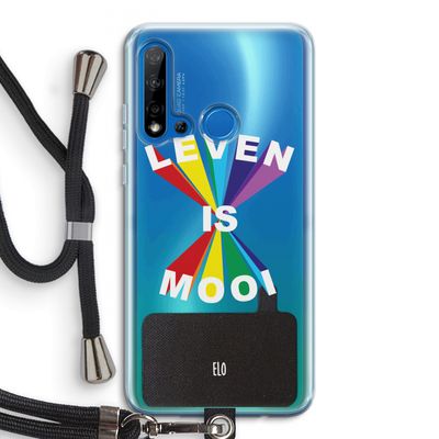 Het Leven Is Mooi: Huawei P20 Lite (2019) Transparant Hoesje met koord