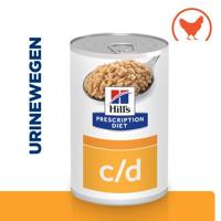 Hill&apos;s Prescription Diet C/D Urinary Care hondenvoer nat met Kip 12x370g blik