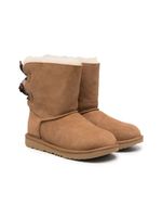 UGG Kids bottines à design texturé - Marron - thumbnail