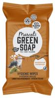 Marcel's Green Soap Cleansing wipes sandelhout & kardemom 60 Stuks