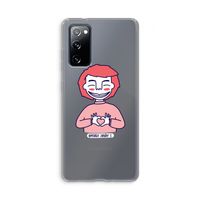 Hartje: Samsung Galaxy S20 FE / S20 FE 5G Transparant Hoesje