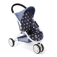 Poppenbuggy Speedy - Stars Navy