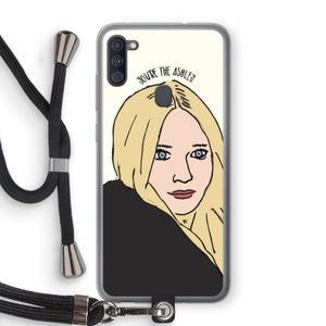 Ashley: Samsung Galaxy A11 Transparant Hoesje met koord