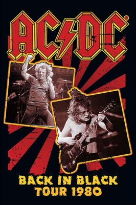 Poster Ac/Dc Back In Black 80 61x91,5cm
