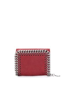 Stella McCartney Falabella small flap wallet - Rouge