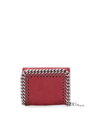 Stella McCartney Falabella small flap wallet - Rouge
