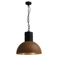 Masterlight Stoere roestbruine hanglamp Industria 2198-25-08-R-K