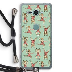 Gymboys: Sony Xperia XZ2 Compact Transparant Hoesje met koord