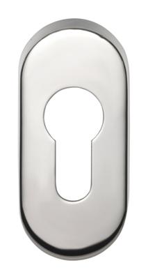 Formani Basics LBY32 cilinderplaatje ovaal - gepolijst RVS