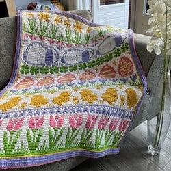 Spring into easter blanket Spring Garenpakket - Exclusief Patroon