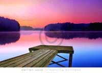 Kunstdruk Darren Cook - Morning Stillness 91x66cm