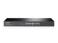 TP-LINK TL-SF1016 netwerk-switch Unmanaged Fast Ethernet (10/100) 1U Zwart - thumbnail