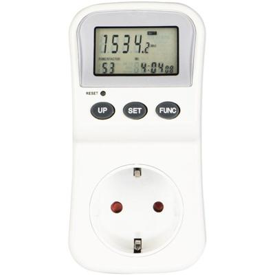 Hama Energiekostenmeter met lcd-display, digitale elektriciteitsmeter Desktop accessoire