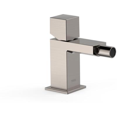 Bidetkraan Tres Cuadro | Opbouw | Mengkraan | 1-knop | Vierkant | RVS look