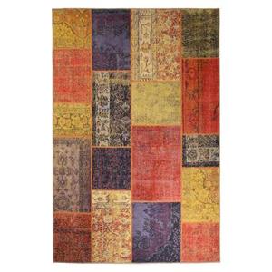 Heritaged Patchwork vloerkleed - Fade Heritage rood|multi - 152x230 cm
