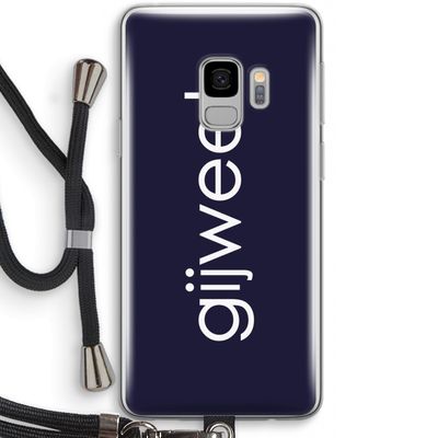 Gijweet: Samsung Galaxy S9 Transparant Hoesje met koord