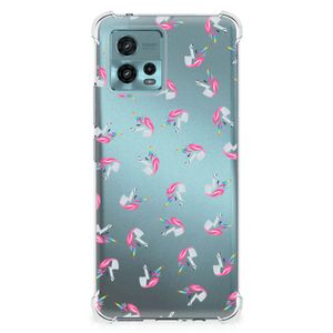 Doorzichtige Silicone Hoesje voor Motorola Moto G72 Unicorns