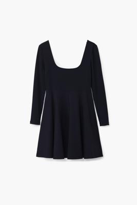 Kort zwierig jurkje - BLACK - M