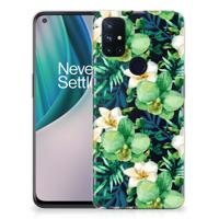 OnePlus Nord N10 5G | TPU Case | Orchidee Groen