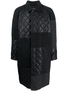 Comme des Garçons Homme Wollen jas met gevoerde vlakken - Zwart