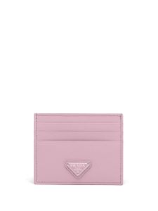 Prada porte-cartes en cuir Saffiano - Rose