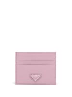 Prada porte-cartes en cuir Saffiano - Rose - thumbnail