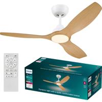 Philips LED Olas Plafondventilator 30 W (Ø x h) 1320 mm x 310 mm Wit