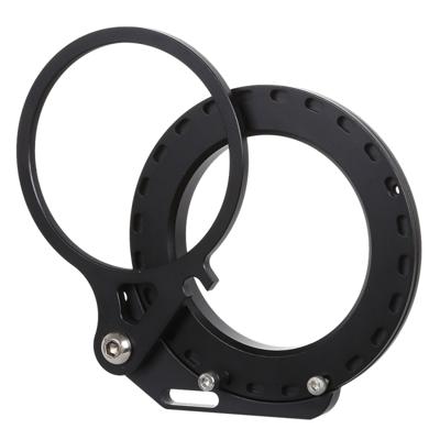 PULUZ aluminiumlegering 67mm tot 62mm Swing NAT-Lens Diopter Adapter Mount voor DSLR duiken onderwaterbehuizing (zwart)
