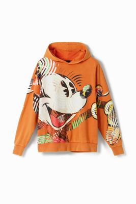 Oversized sweatshirt Mickey Mouse - ORANGE - S