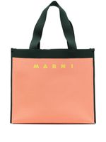 Marni sac à main à logo en jacquard - Orange - thumbnail