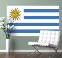 Sticker vlag uruguay