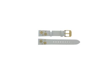 Horlogeband Michael Kors MK2737 Leder Wit 16mm
