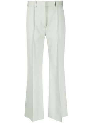 Lanvin pantalon court à coupe évasée - Vert