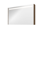 Proline Premium spiegelkast met spiegels aan binnen- en buitenzijde, geïntegreerde LED-verlichting en 2 deuren 120 x 60 x 14 cm, cabana oak - thumbnail