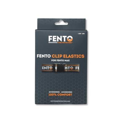 Fento Max Set Clip Elastieken 064 | Zwart | 4 Stuks - 896725