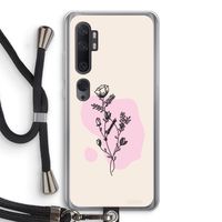 Roses are red: Xiaomi Mi Note 10 Transparant Hoesje met koord