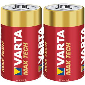 Varta MAX TECH 2x Alkaline C Wegwerpbatterij