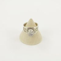 Zilveren Ring met Maansteen Maat 17 - Model 1 (Sterling Zilver 925) - thumbnail