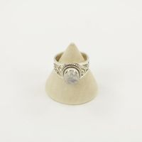 Zilveren Ring met Maansteen Maat 17 - Model 1 (Sterling Zilver 925)